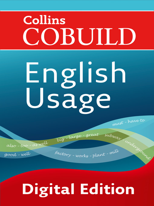 Title details for English Usage by Collins Cobuild - Available